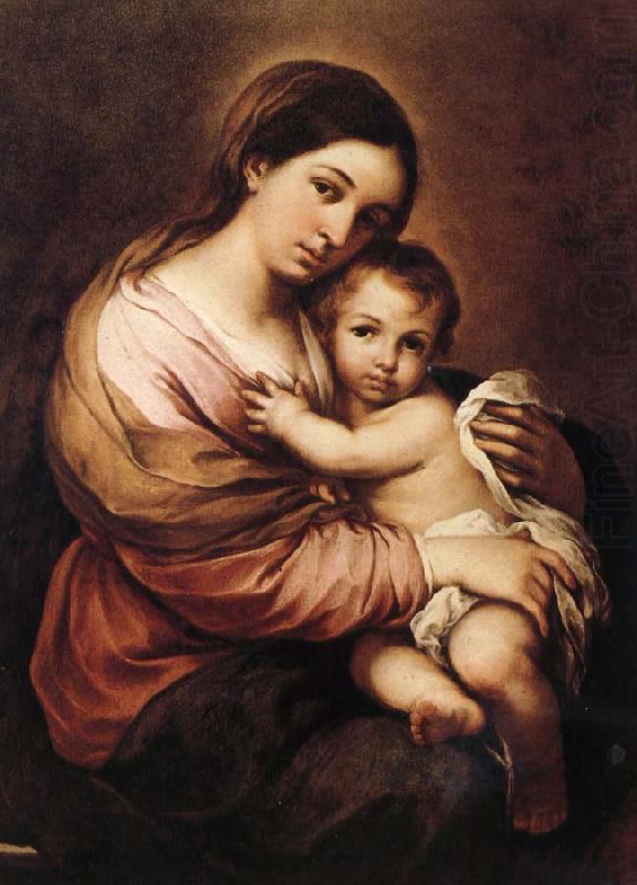 Virgin and the Son, Bartolome Esteban Murillo